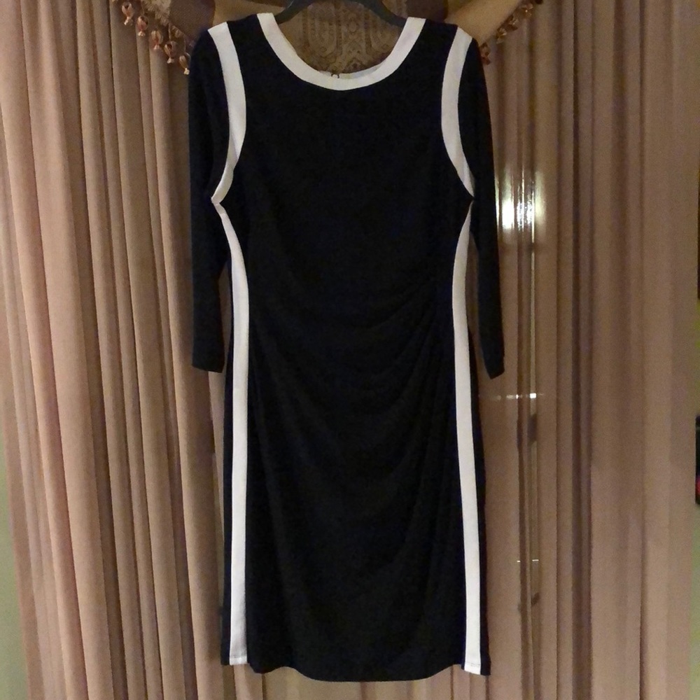 Black and white dress